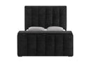 Serenity - King Bed With Speaker, TV Lift, And Fireplace - Onyx