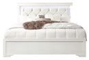 Pompei - Queen Bed With LED - White