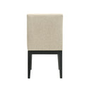 Froja - Side Chair (Set of 2) - Beige Fabric & Black