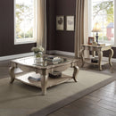 Chelmsford - Coffee Table - Clear Glass & Antique Taupe