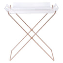 Cercie - Tray Table - Clear Acrylic & Copper