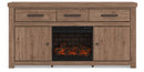 Garistyn - TV Stand With Fireplace Option