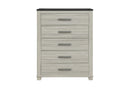 Ashley - 5 Piece Queen Bedroom Set - Brown
