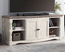 Havalance - 4 Pc. - Entertainment Center - 67" TV Stand - Brown / Beige