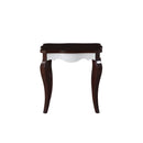 Mathias - End Table - White & Walnut