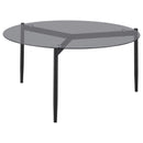 Rosalie - Round Smoked Glass Top Table