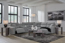 ModMax II - Salt And Pepper - Reclining Sectional