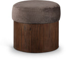 Nimes - Ottoman / Stool With Brown Base