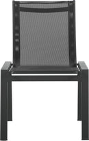 Nizuc - Outdoor Patio Dining Chair With Gray Frame (Set of 2)