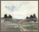 Field - 48" x 72" Painting By Buddy Whitlock - Gray / White