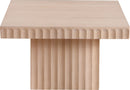 Spencer - 12" Oak Veneer Coffee Table