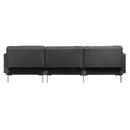 Duzzy - Sectional Sofa - Dark Gray Fabric