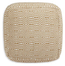 Adamont - Pouf - Tan / Ivory