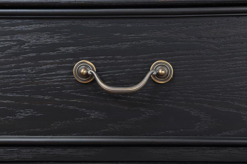 Celina - 9-Drawer Dresser With Mirror - Black