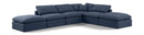 Indulge - Linen 6 Piece Modular Armless Sectional