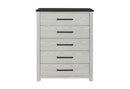 Ava - 5 Piece Full Bedroom Set - Beige