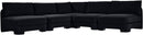 Hammond - Velvet Performance Fabric Upholstered 5 Piece Armless Sectional
