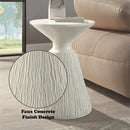 Duane - Accent Table - Natural White