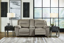 Next-Gen Gaucho - DBL Rec Loveseat w/Console - Putty