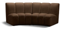 Infinity - 2 Piece Modular Sectional - Brown