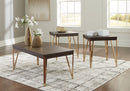 Bandyn - Occasional Table Set (Set of 3) - Brown / Champagne