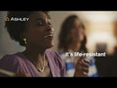 Donelson Creek - Oversized Accent Ottoman - Vanilla