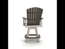 Vista Highlands - Barstool (Set of 2) - Brown / White