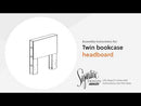 Aprilyn - Twin Bookcase Headboard - White