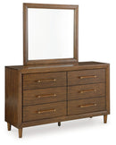 Lyncott - Dresser And Mirror - Brown