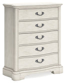 Arlendyne - Five Drawer Chest - Antique White