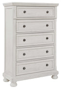 Robbinsdale - Five Drawer Chest - Antique White